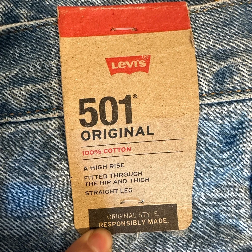 Levi’s 501 HIGH RISE STRAIGHT LEG FIT MEN'S JEANS
